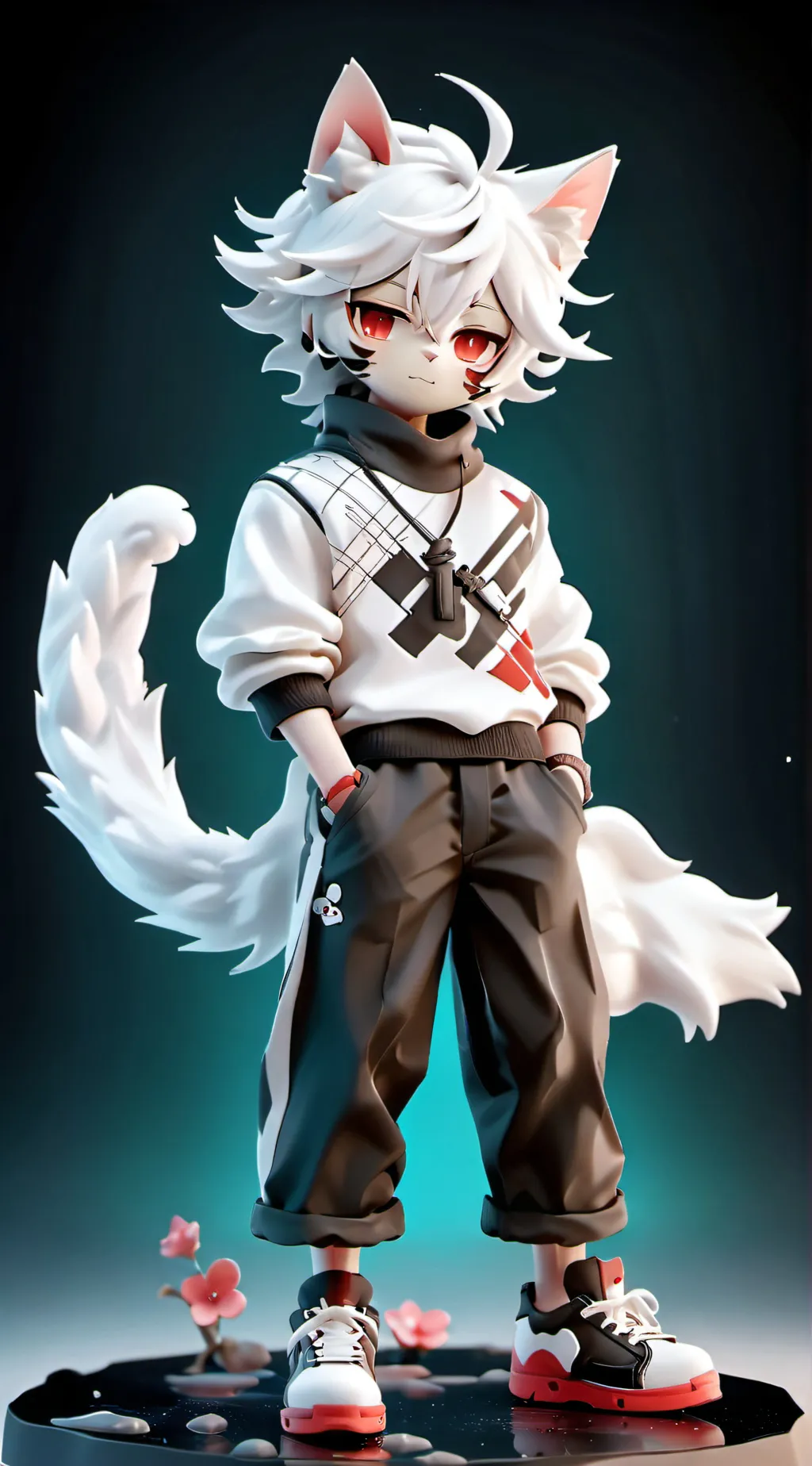 ai character: boy kisser infect background