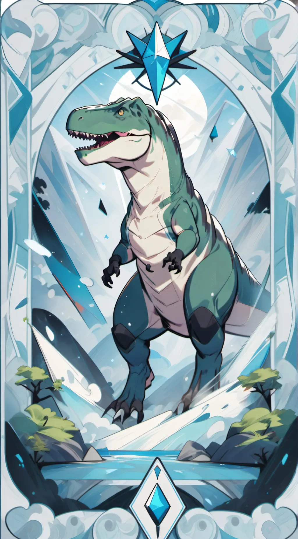 ai character: Dinosaur background