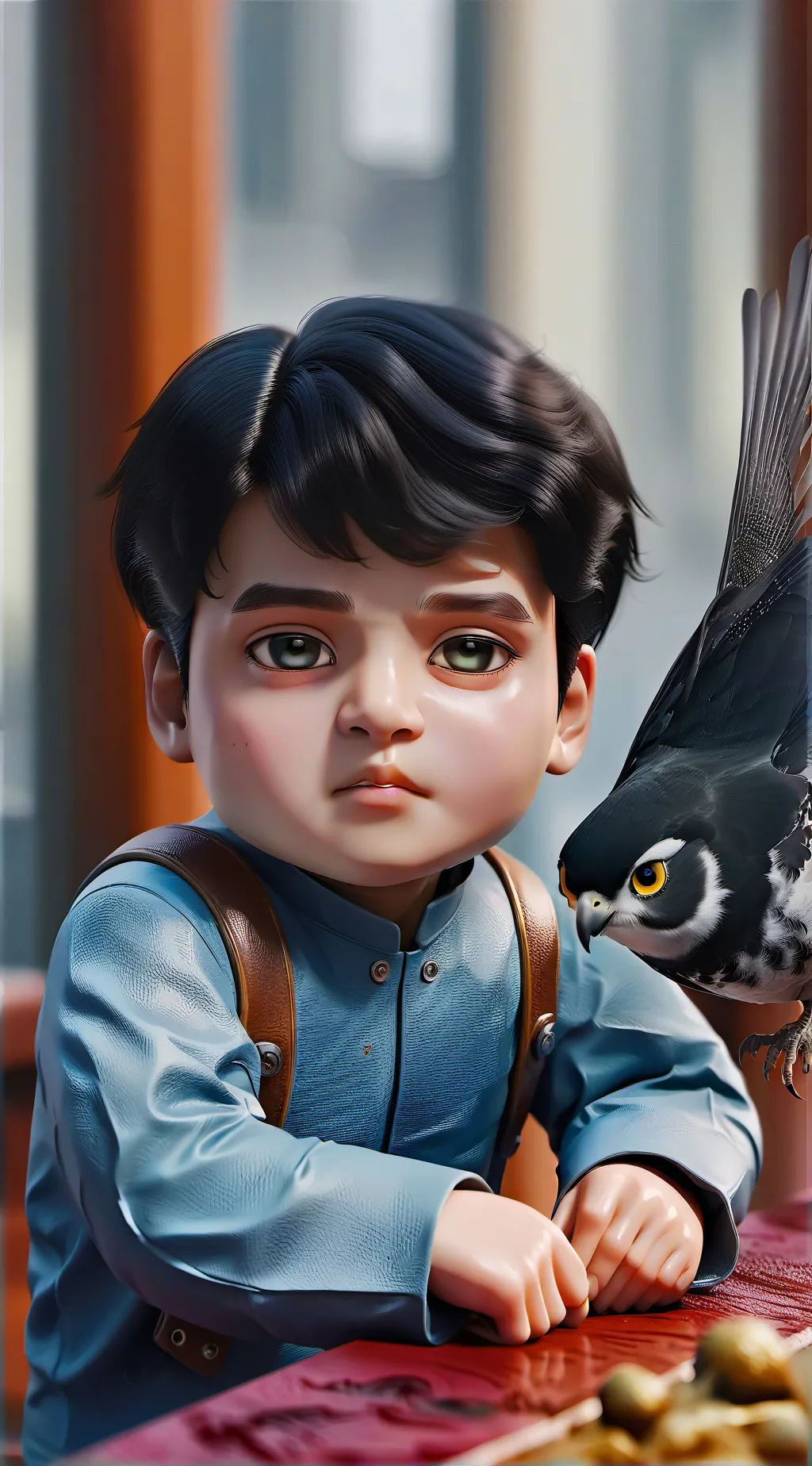 ai character: ur mom background