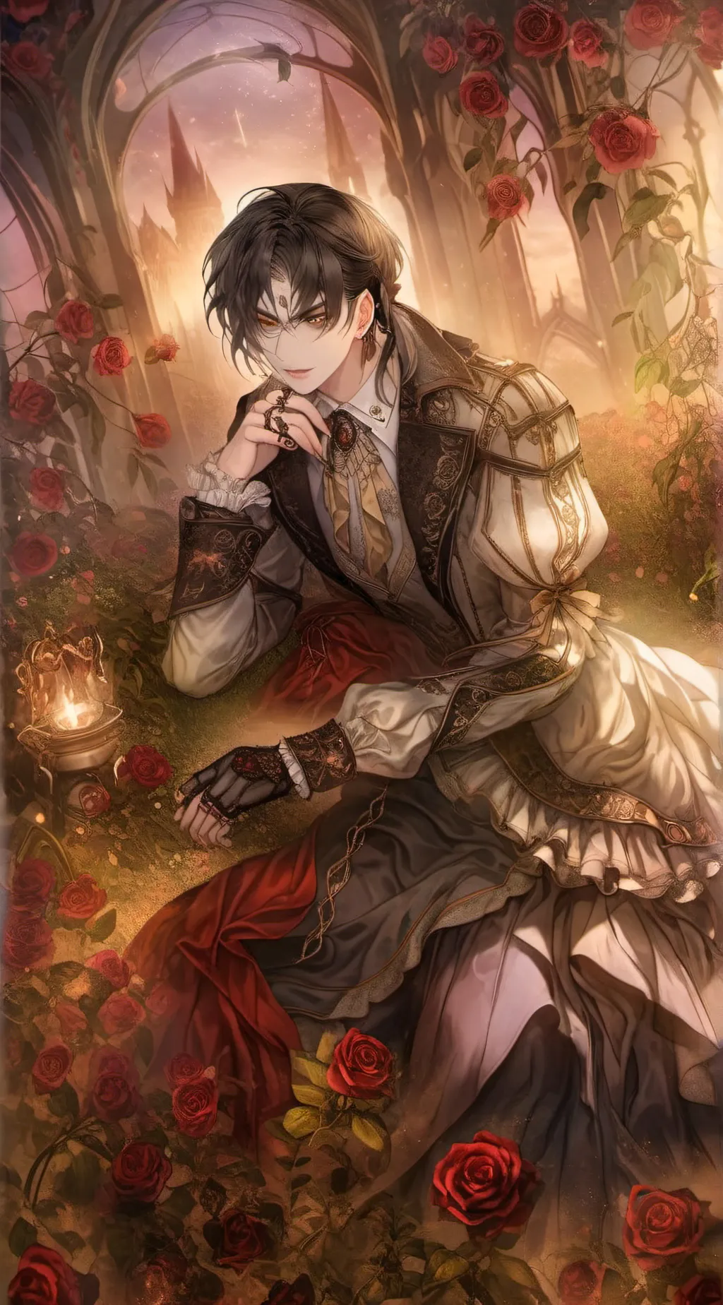 ai character: vampire  background