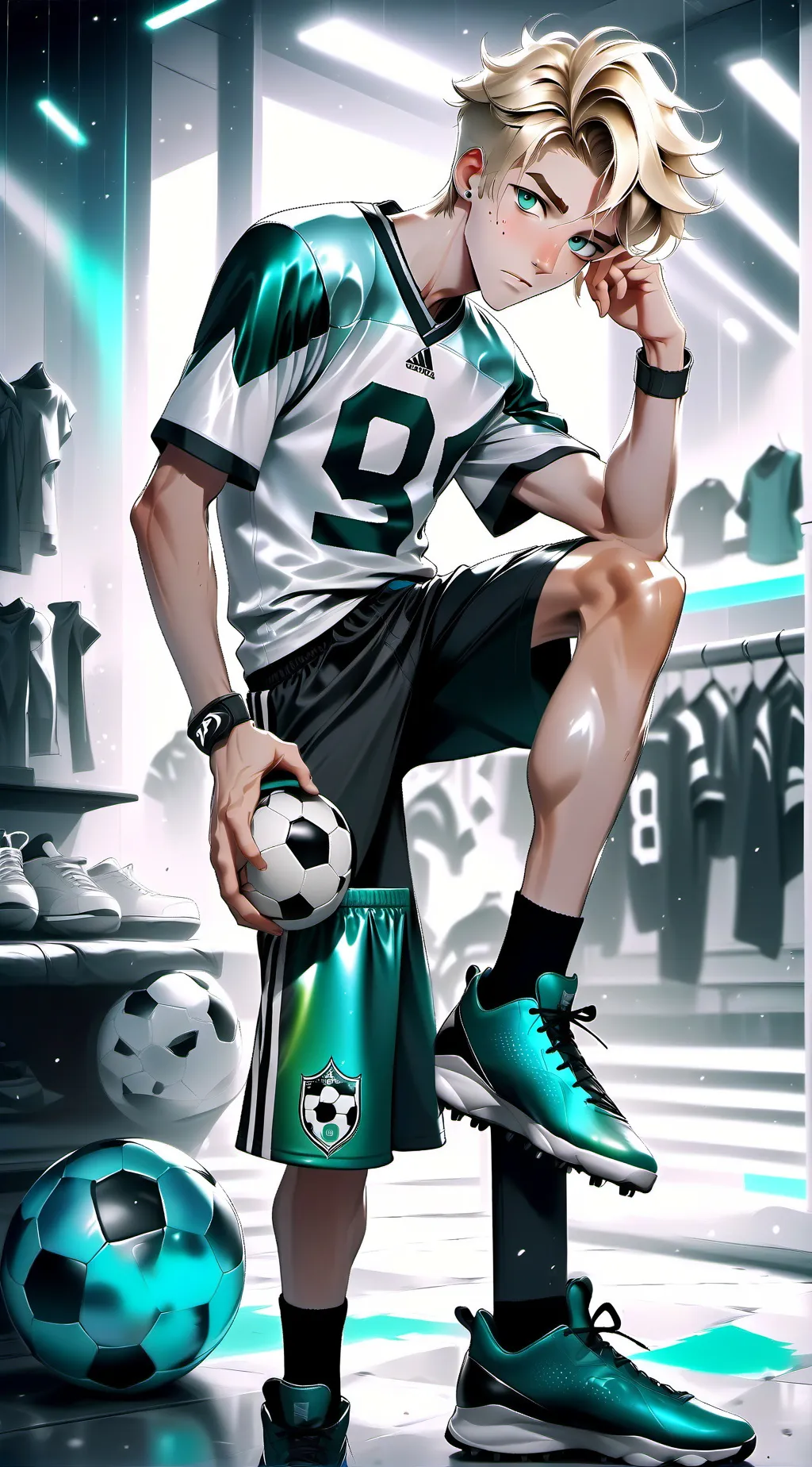 ai character: Blair  background