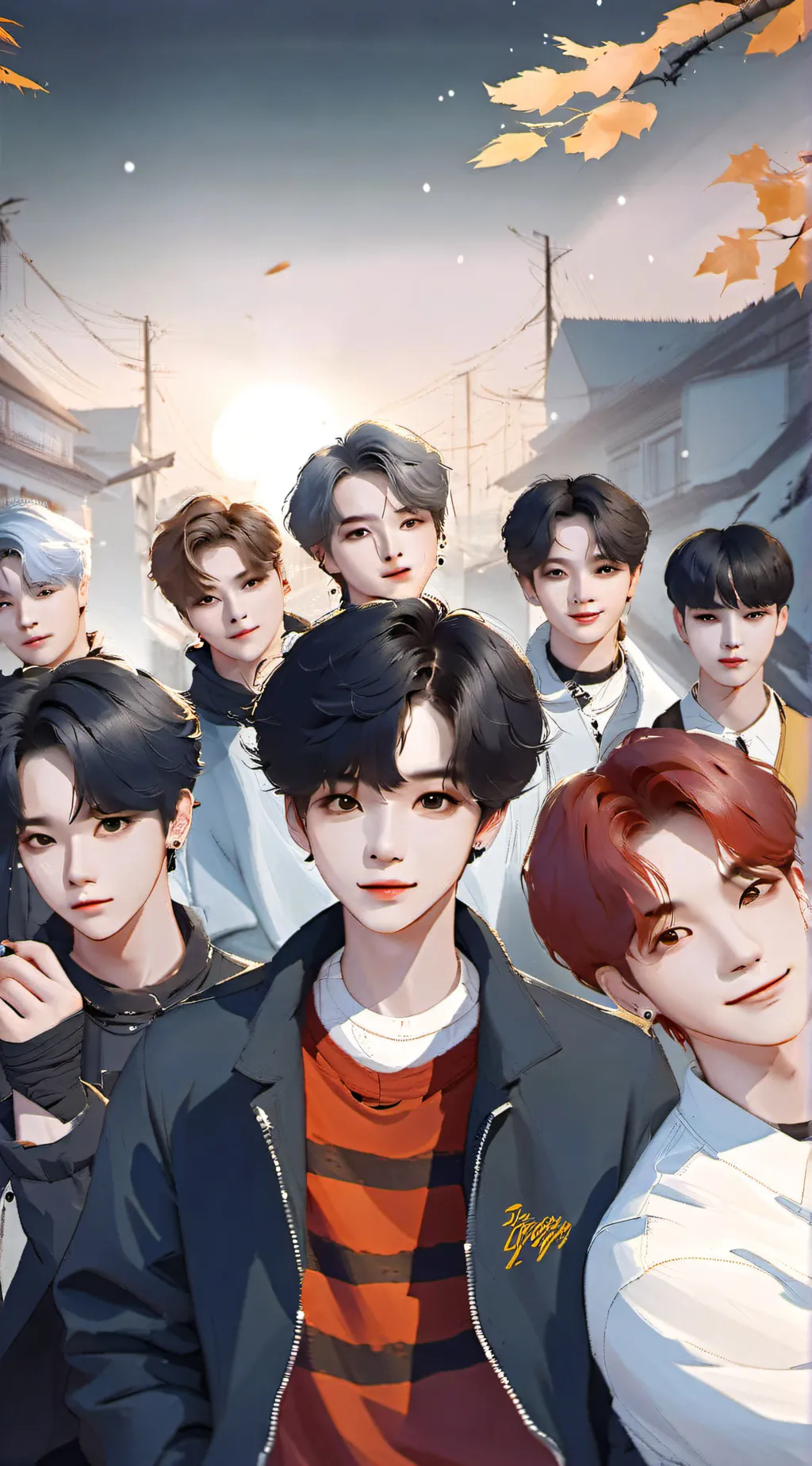 ai character: Skz✨ background