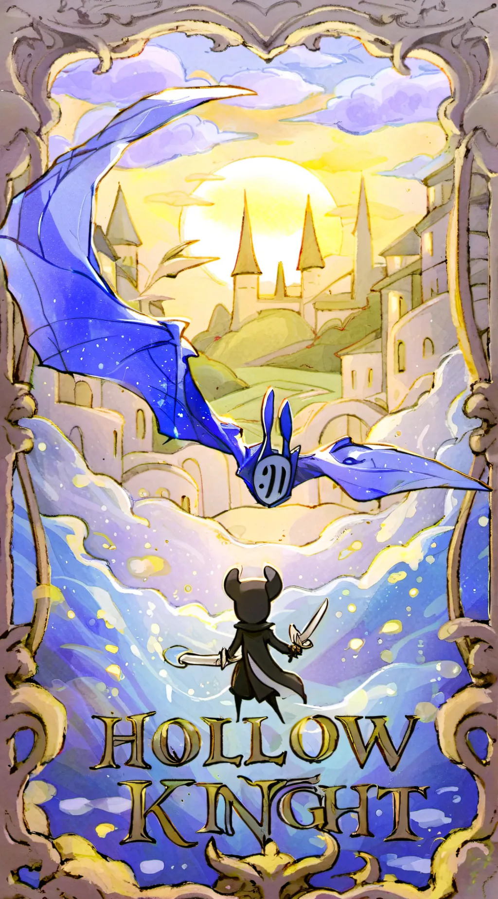 ai character: Hollow Knight background