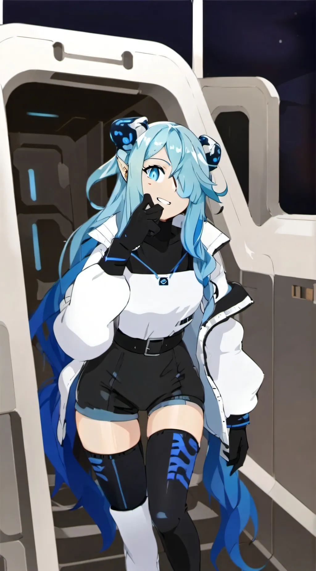 ai character: endi(with friends) background