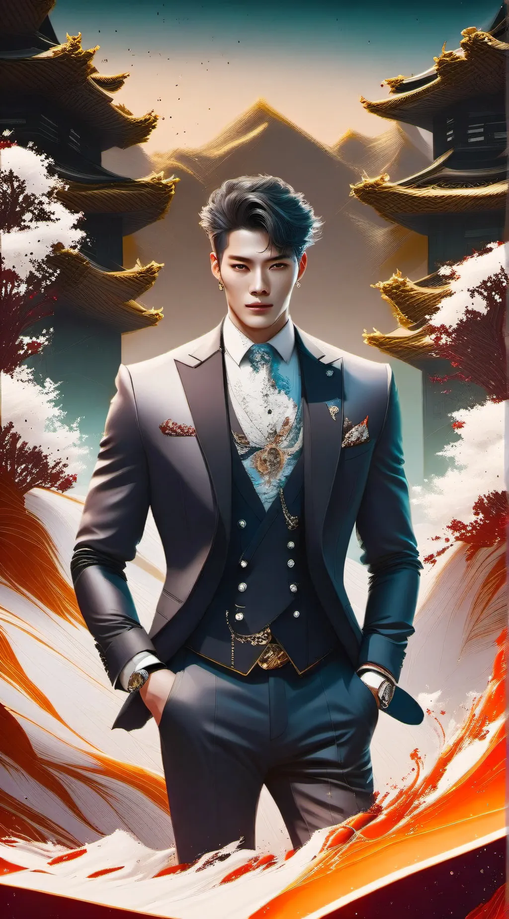 ai character: Daddy background