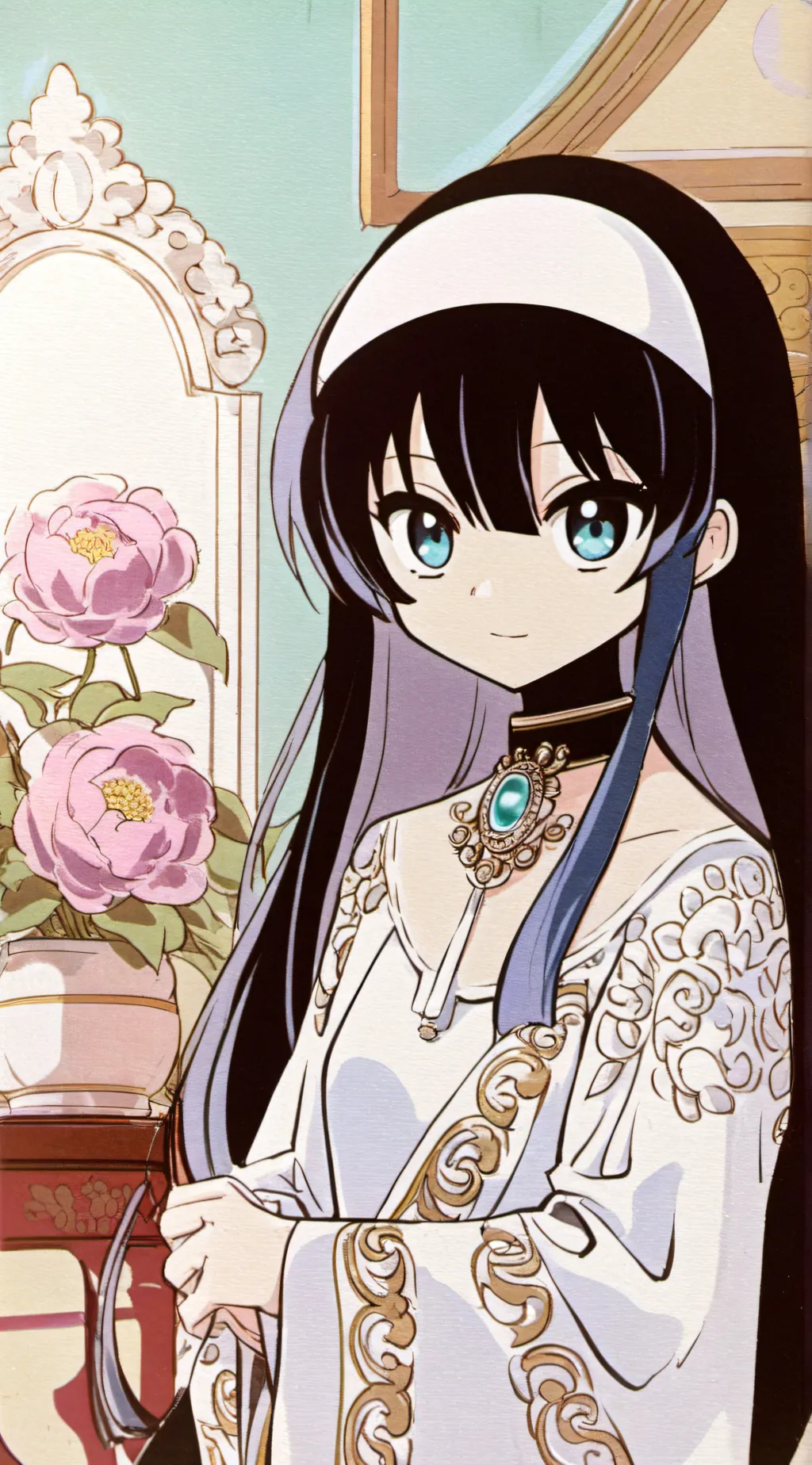 ai character: Miss Circle  background