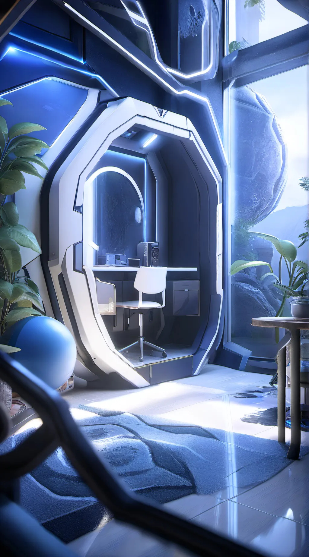 ai character: Cool guy background