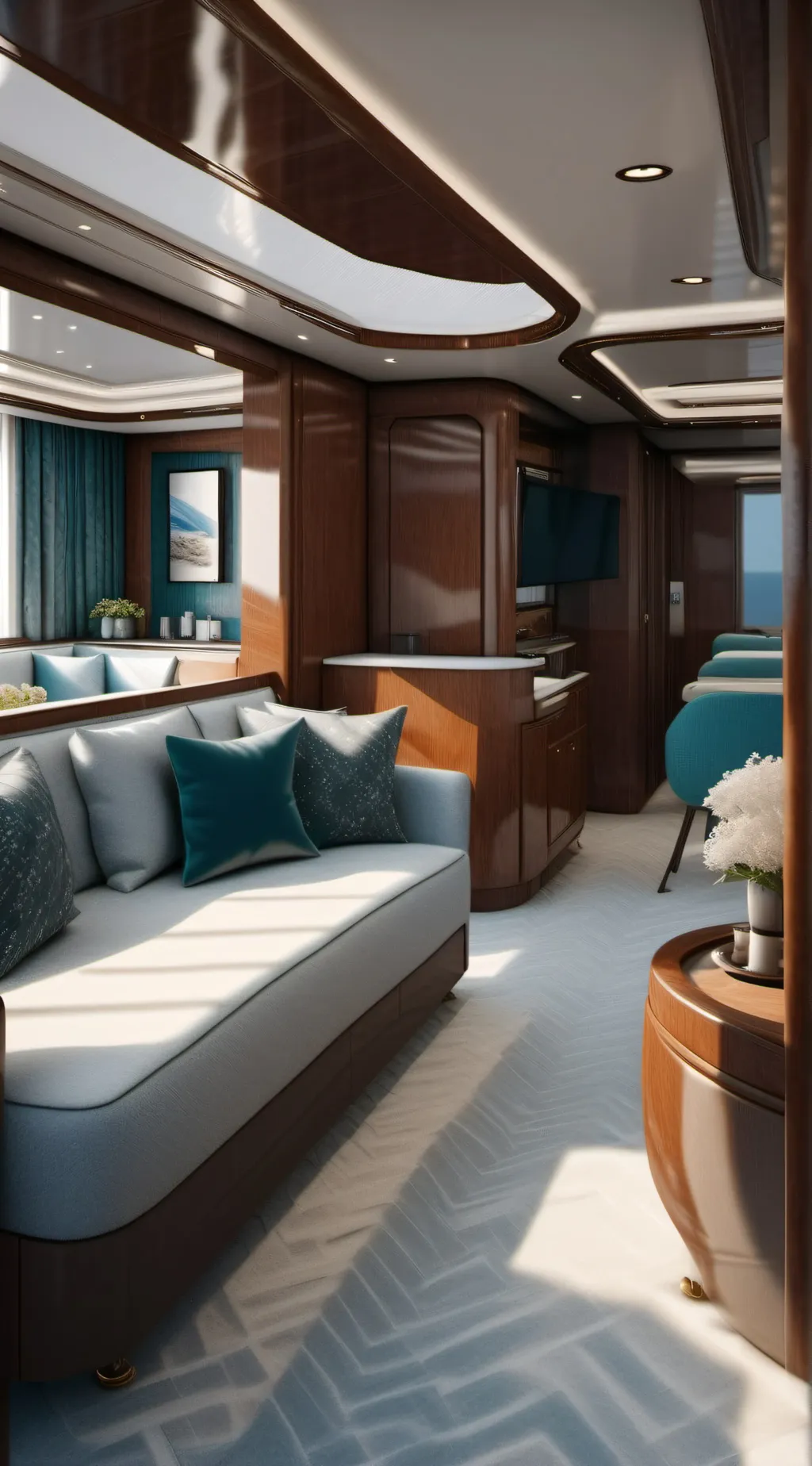 ai character: Cruise ship! background