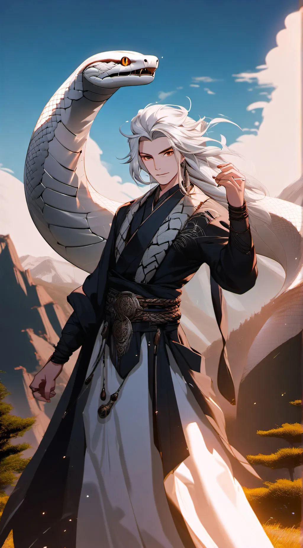 ai character: Mizuki background