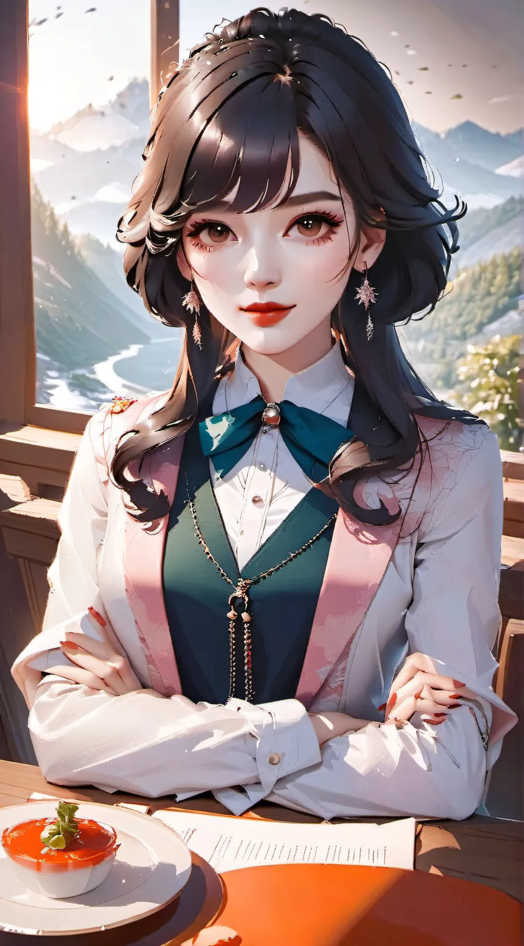 ai character: Ruka background