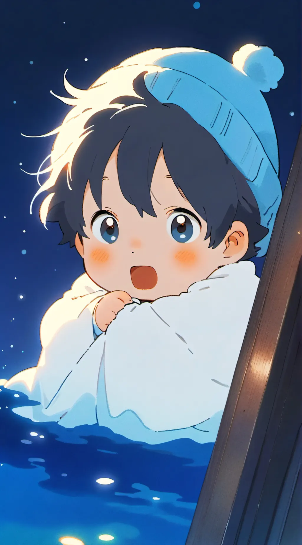 ai character: baby background