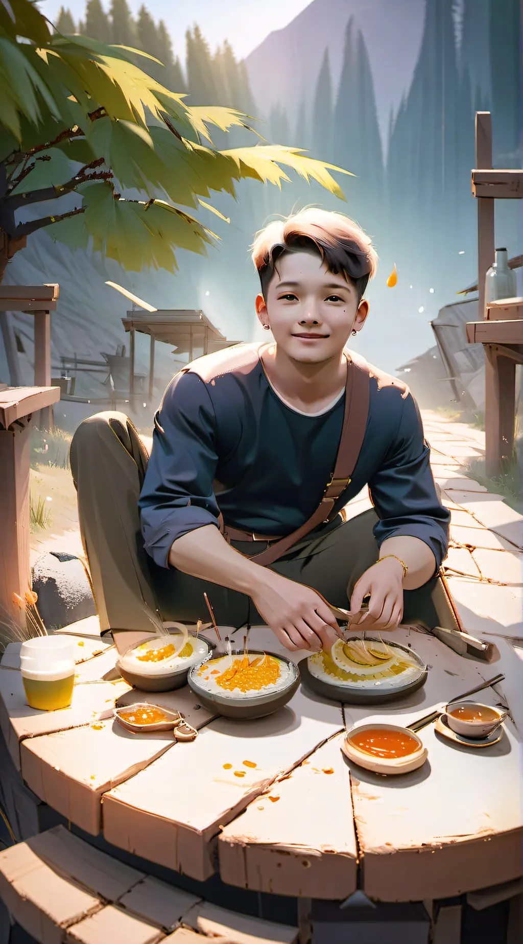 ai character: John Dannielle background