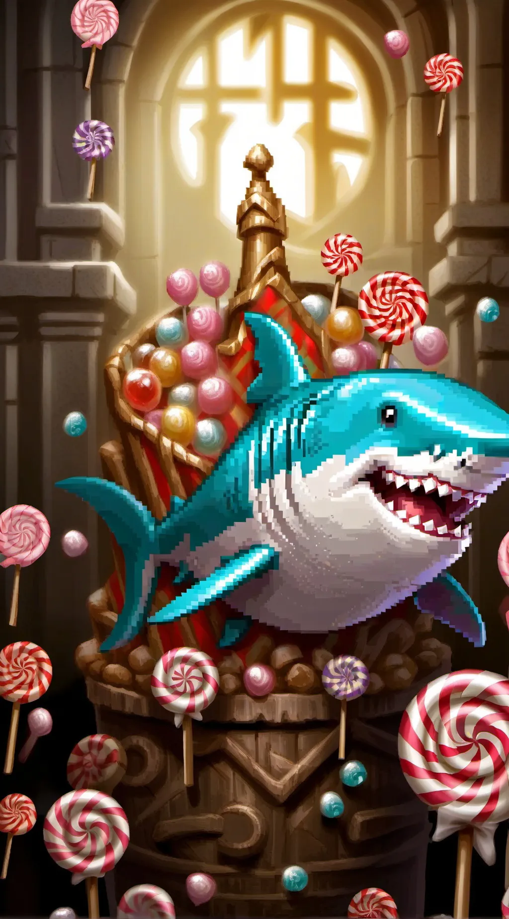 ai character: Rainbow Friends 2 background