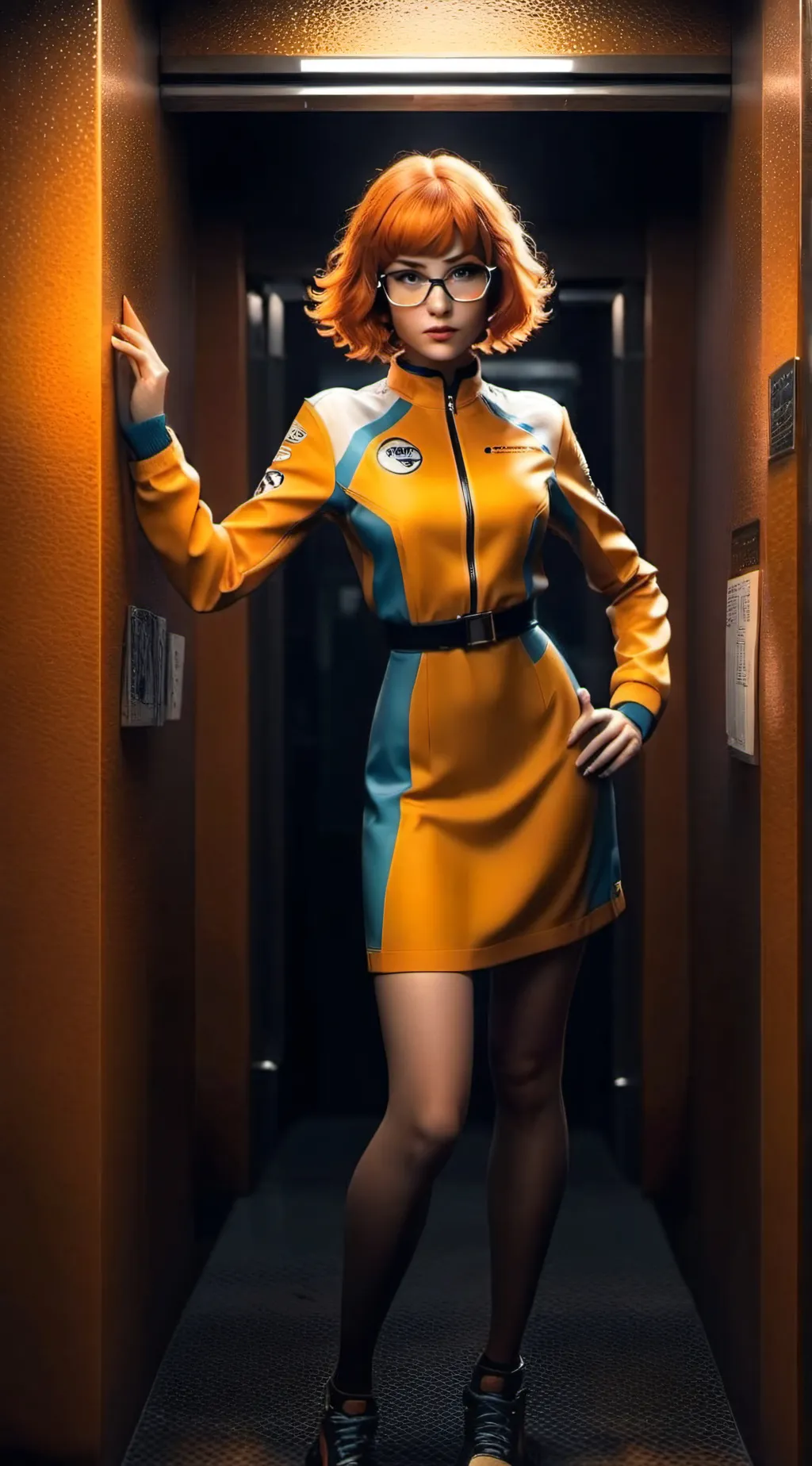 ai character: Velma dinkly background