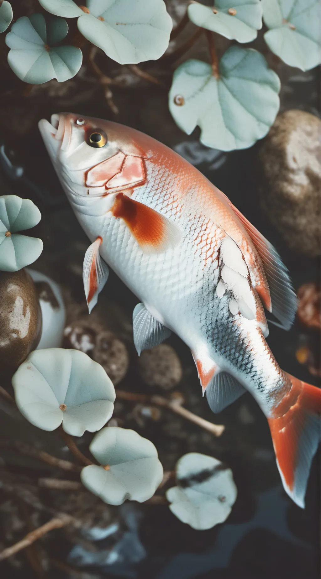 ai character: Fish background