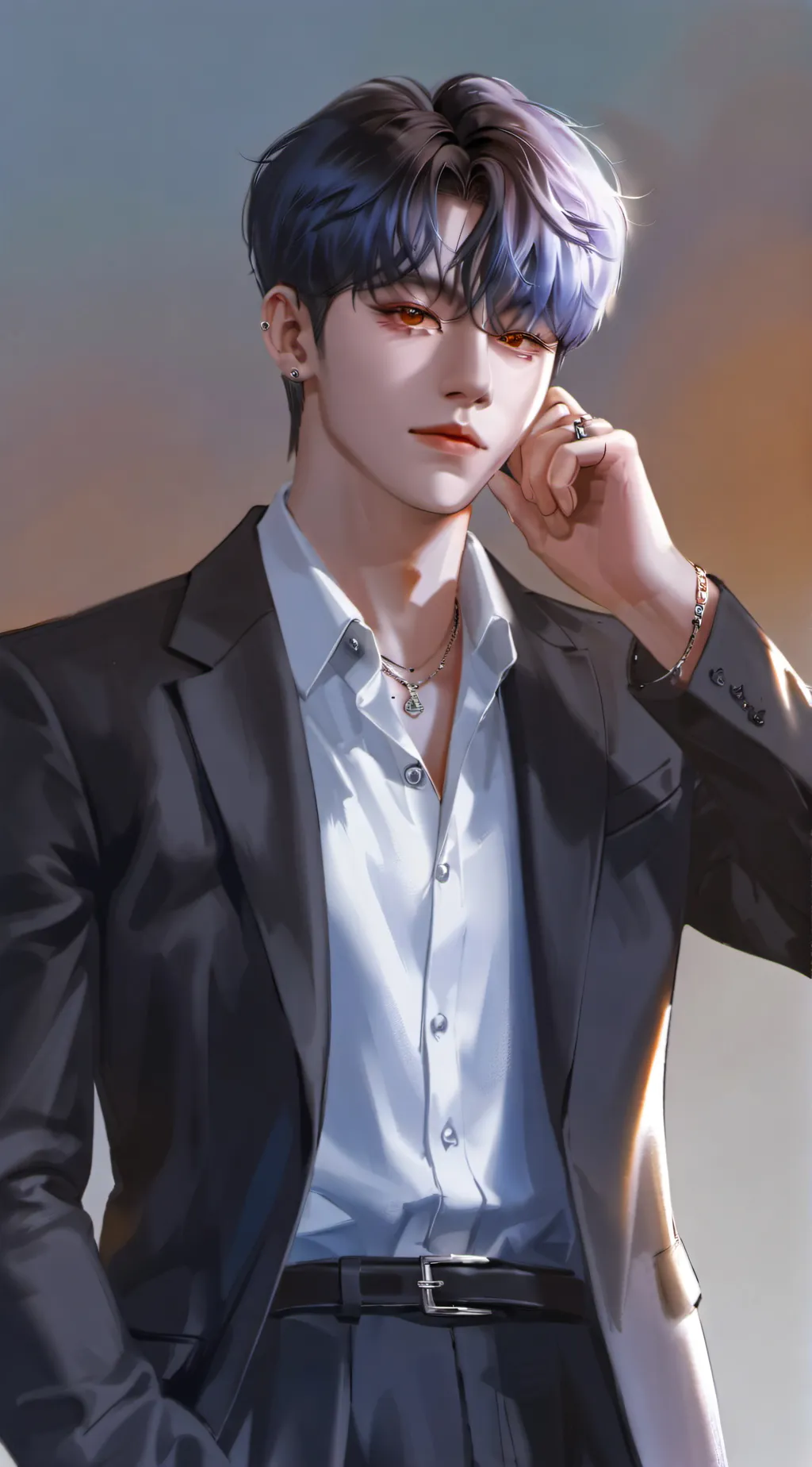 ai character: Kim Taehyung  background