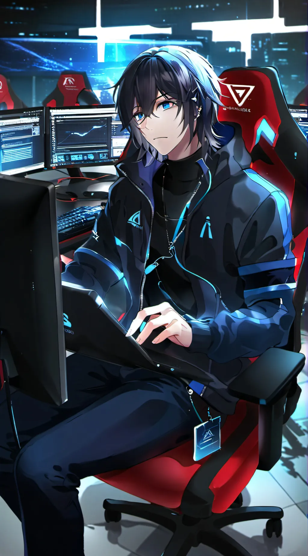 ai character: \Hiroyuki Asahi // background