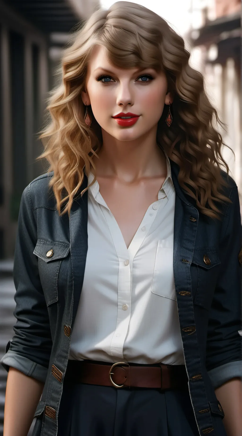 ai character: Taylor swift  background