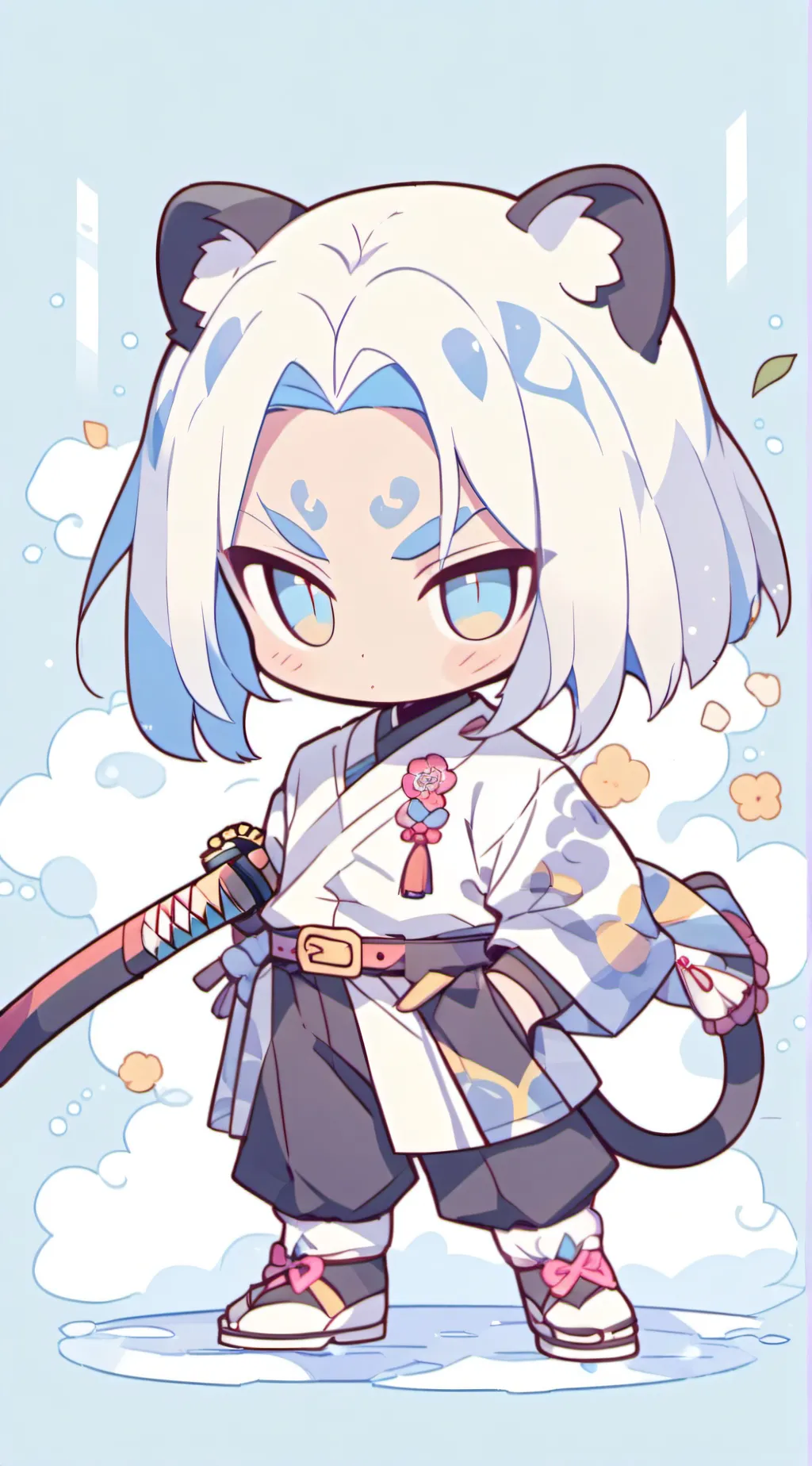 ai character: demon slayer background