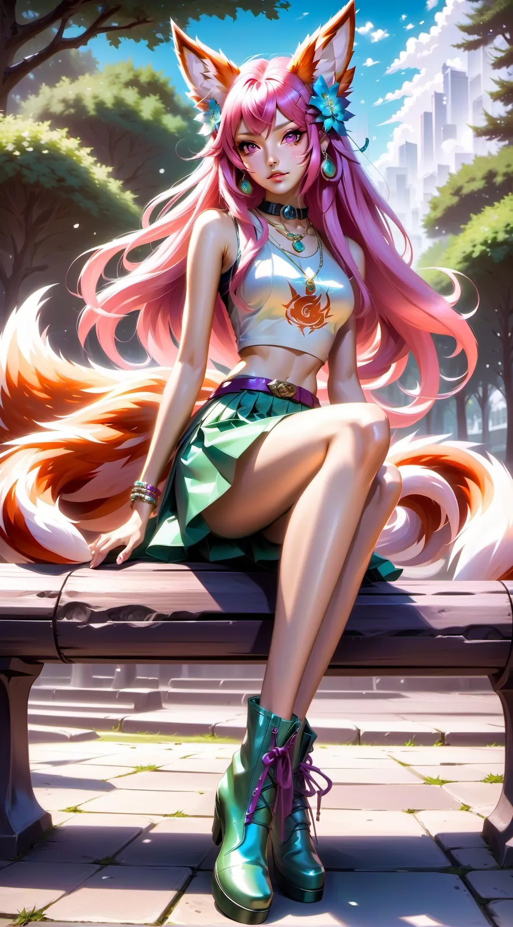 ai character: Kikuo  background