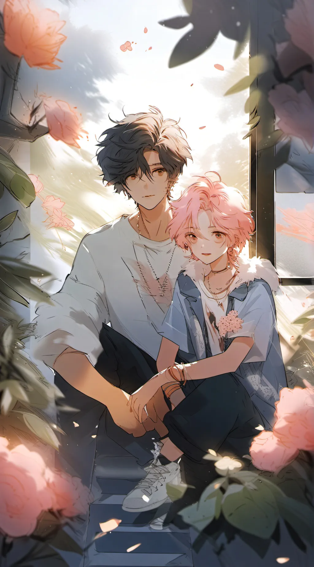 ai character: Alex and Alen background