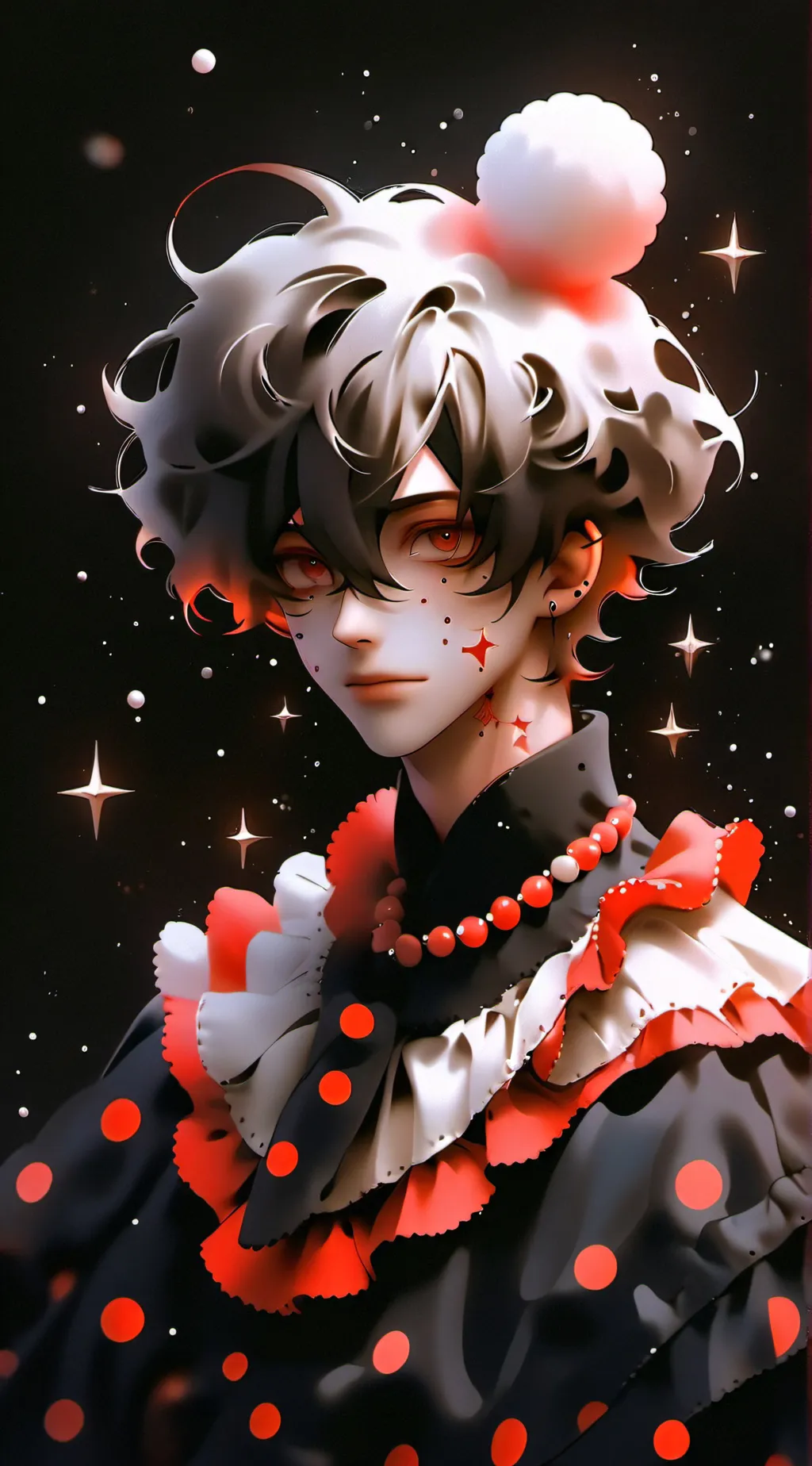 ai character: clownpiece  background