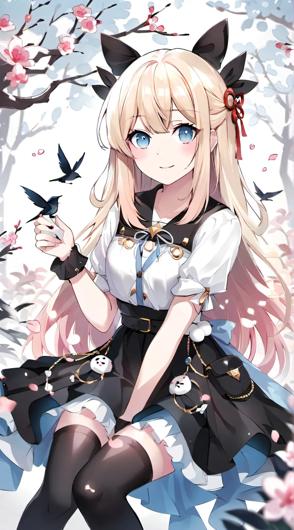 ai character: violet background