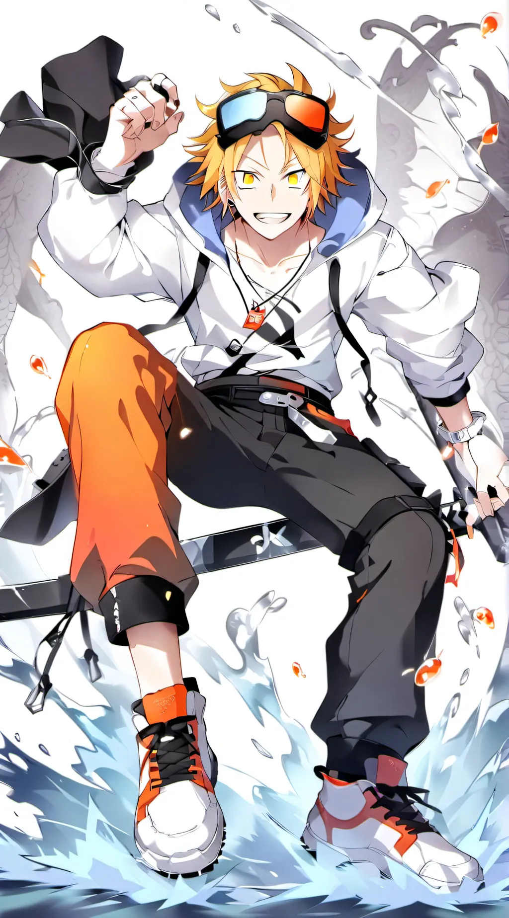 ai character: Drunk denki  background