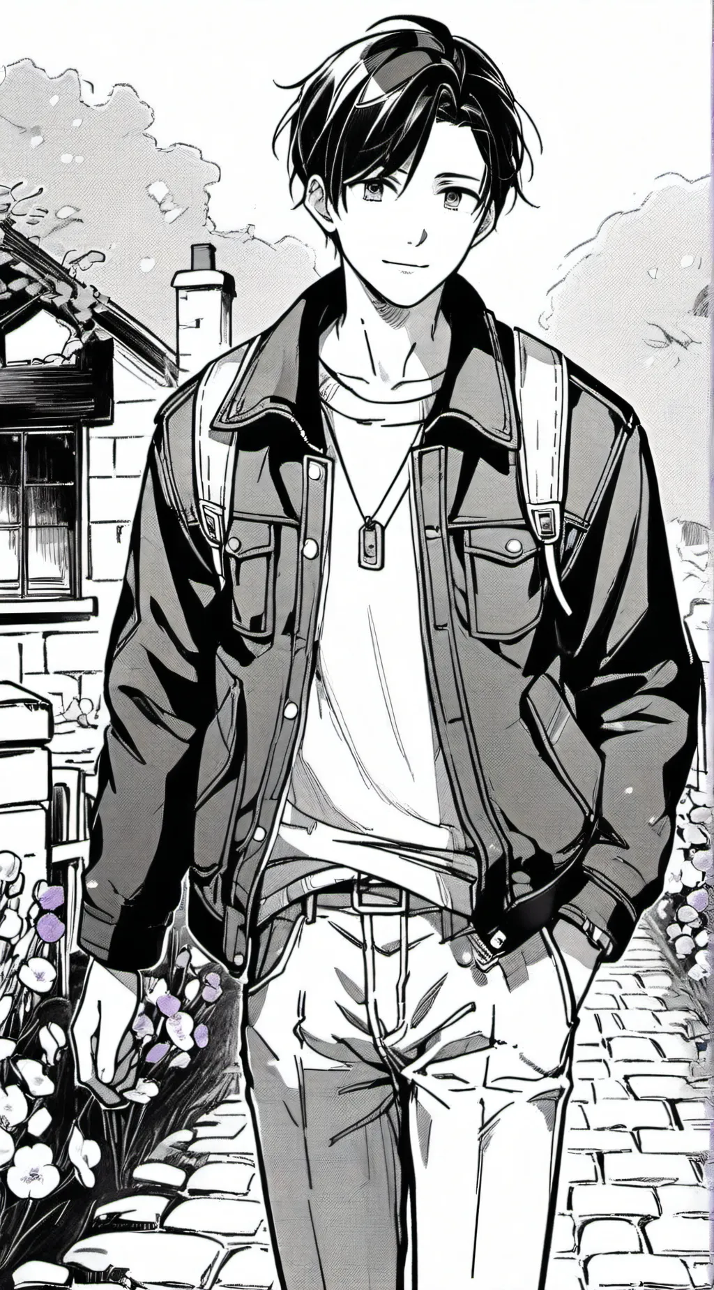 ai character: Lorenzo  background