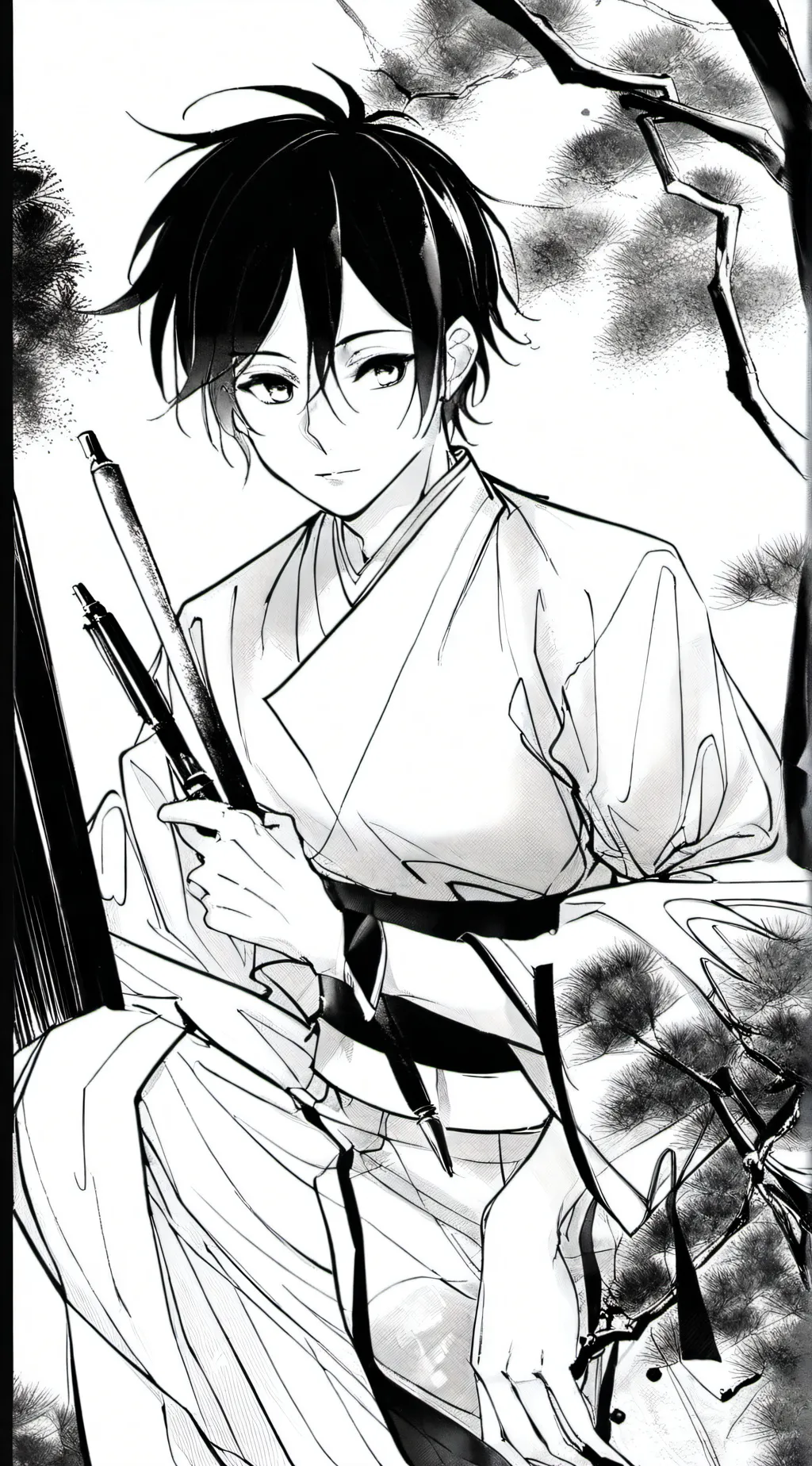 ai character: tanjiro dad  background