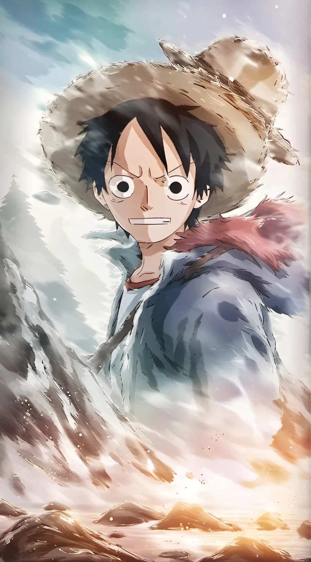 ai character: monkey d luffy background