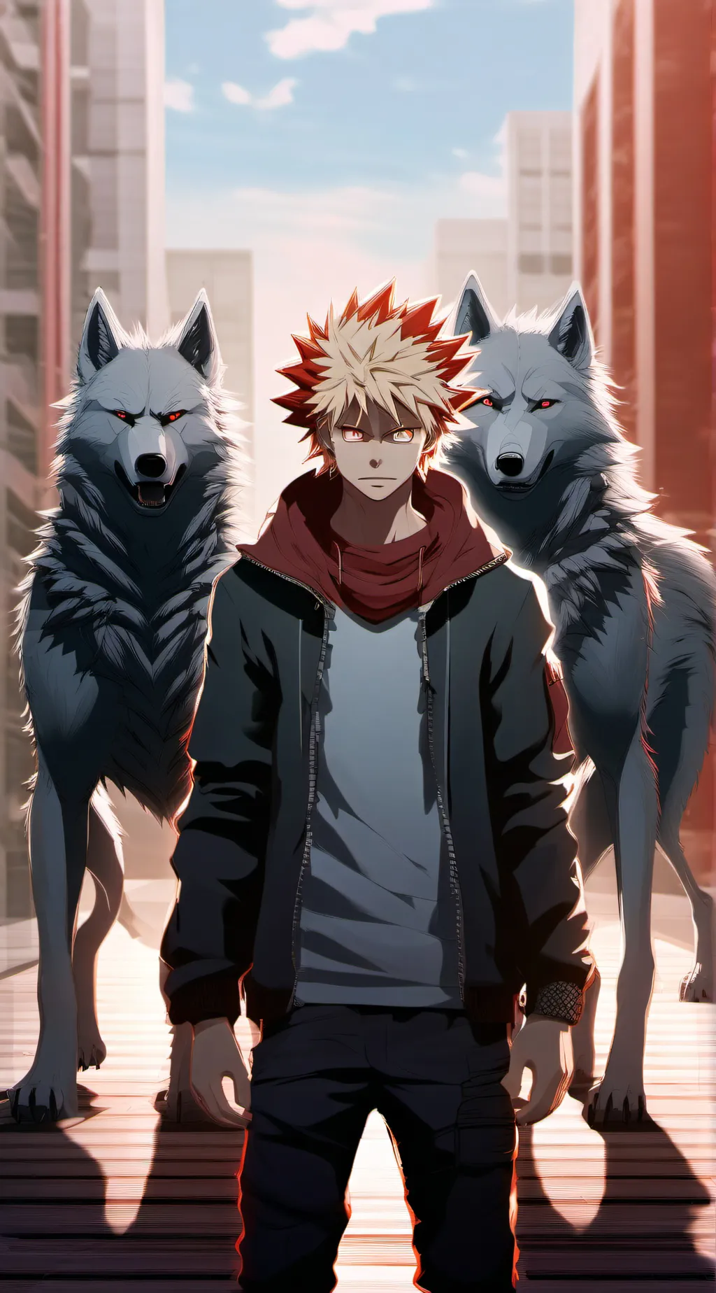 ai character: Bakugoxwolfs BL background