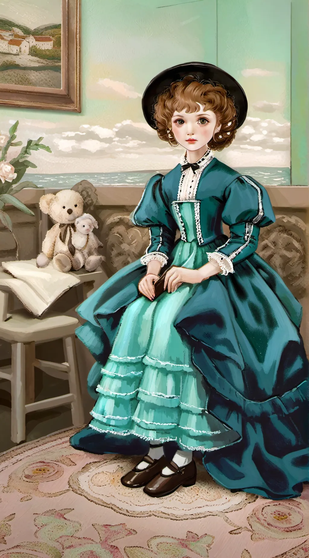 ai character: Lady Dawn  background