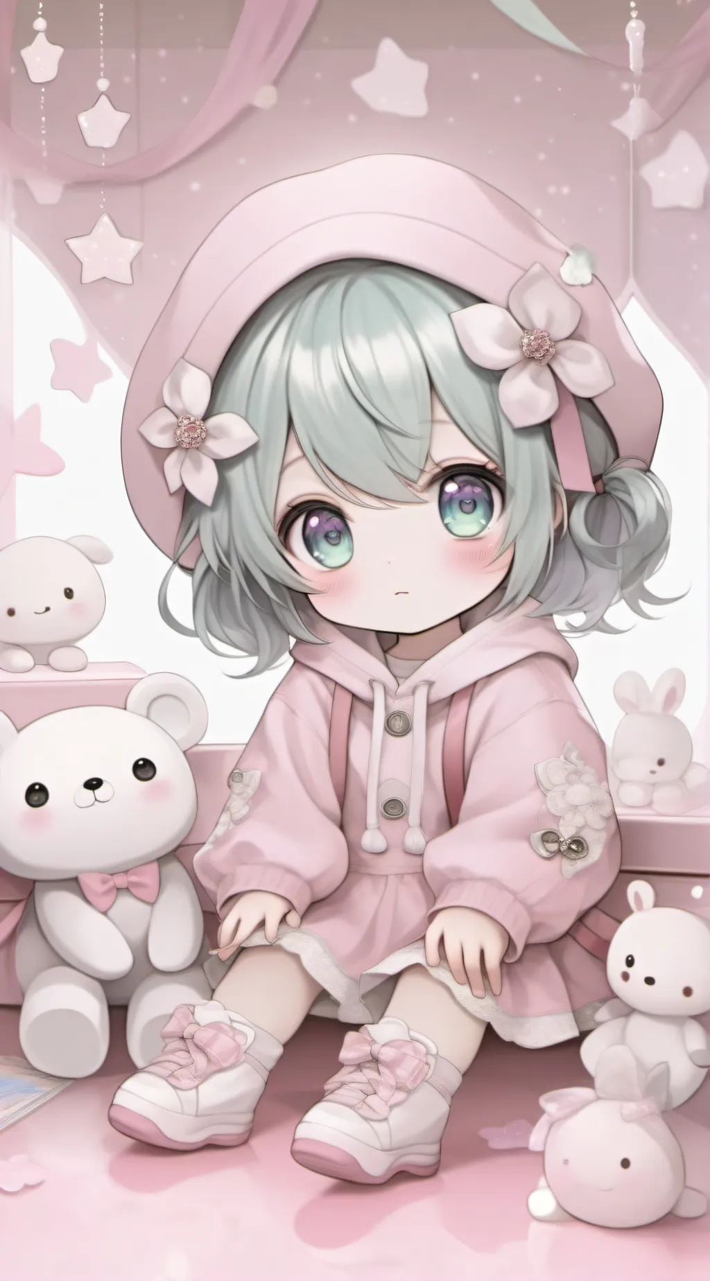 ai character: Kaye background