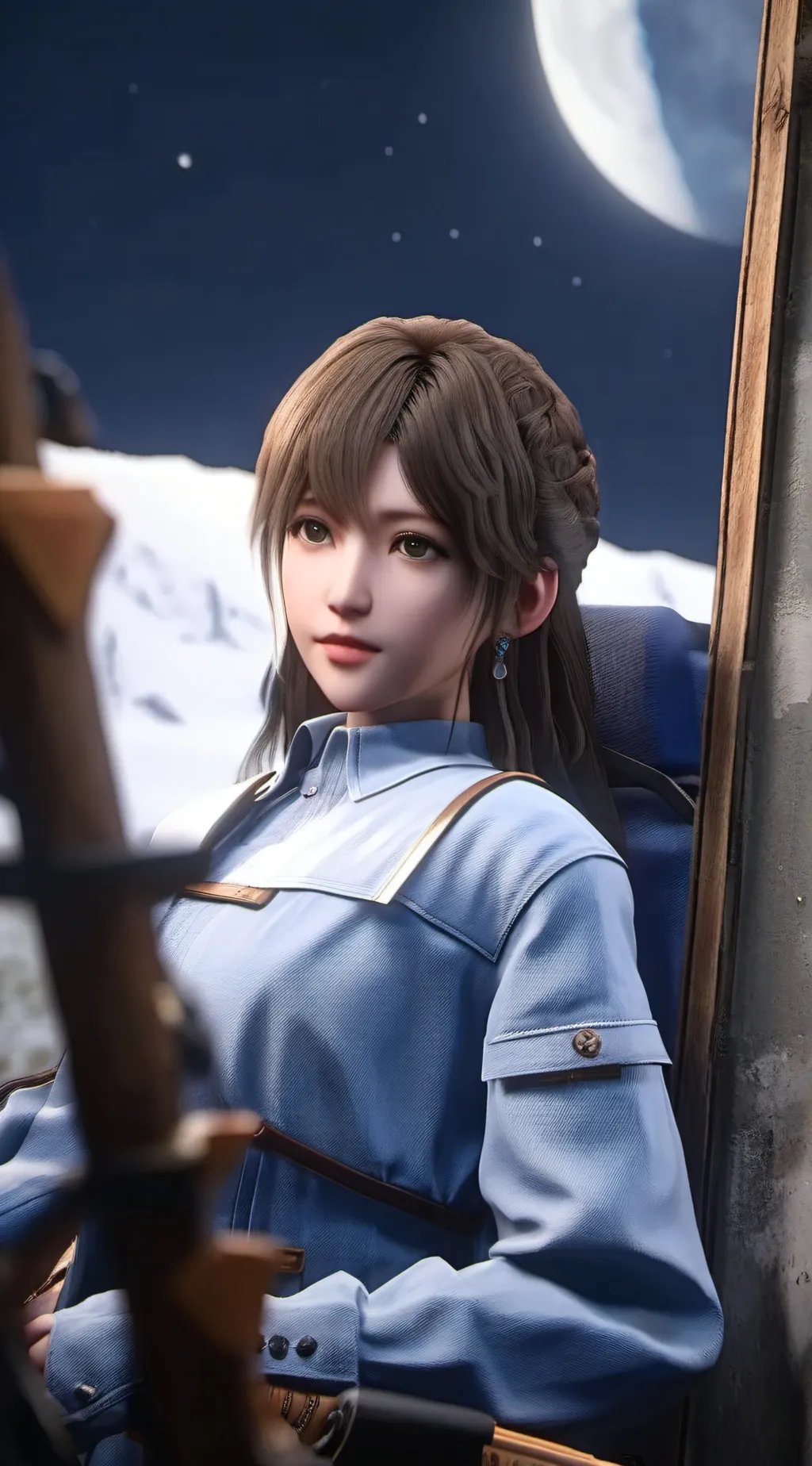 ai character: Serena background