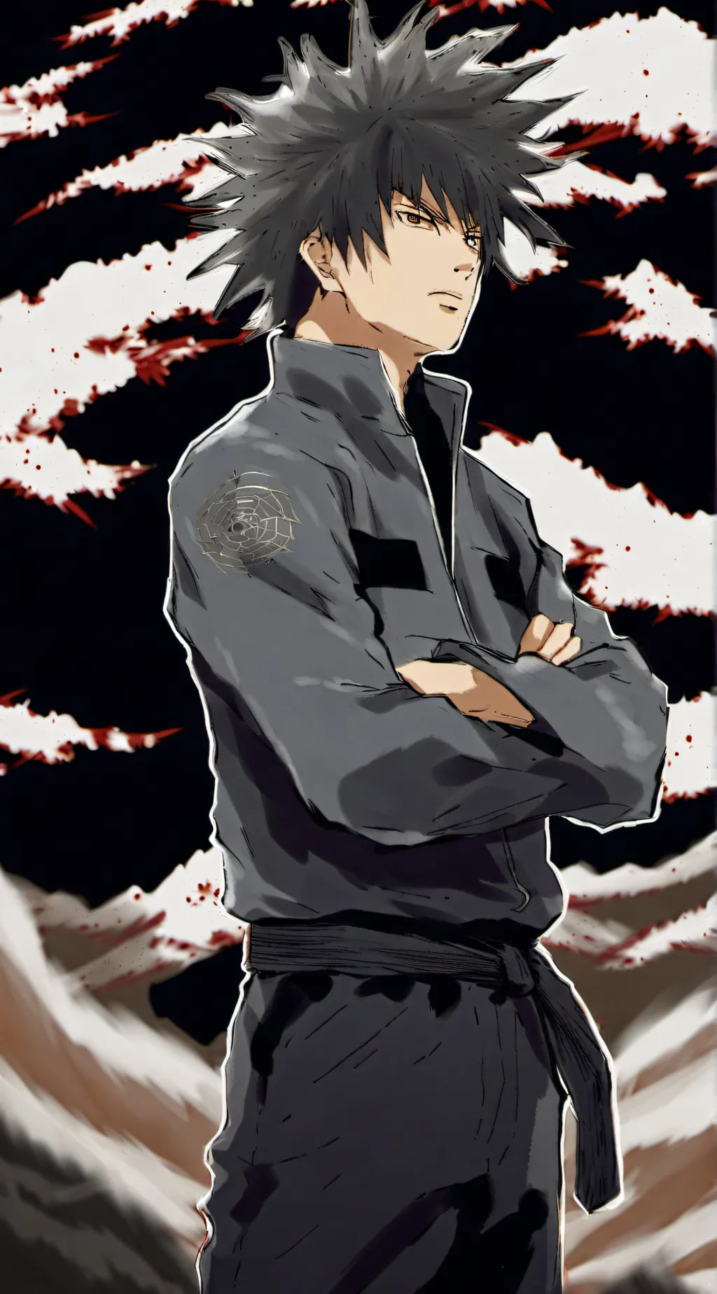 ai character: Megumi fushiguro  background