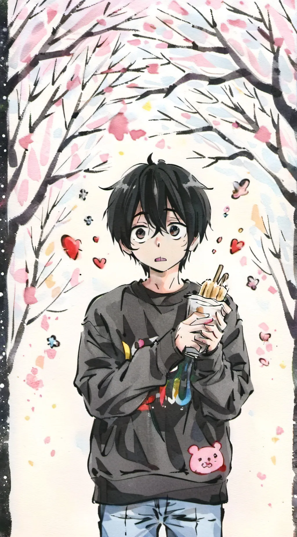 ai character: saki background