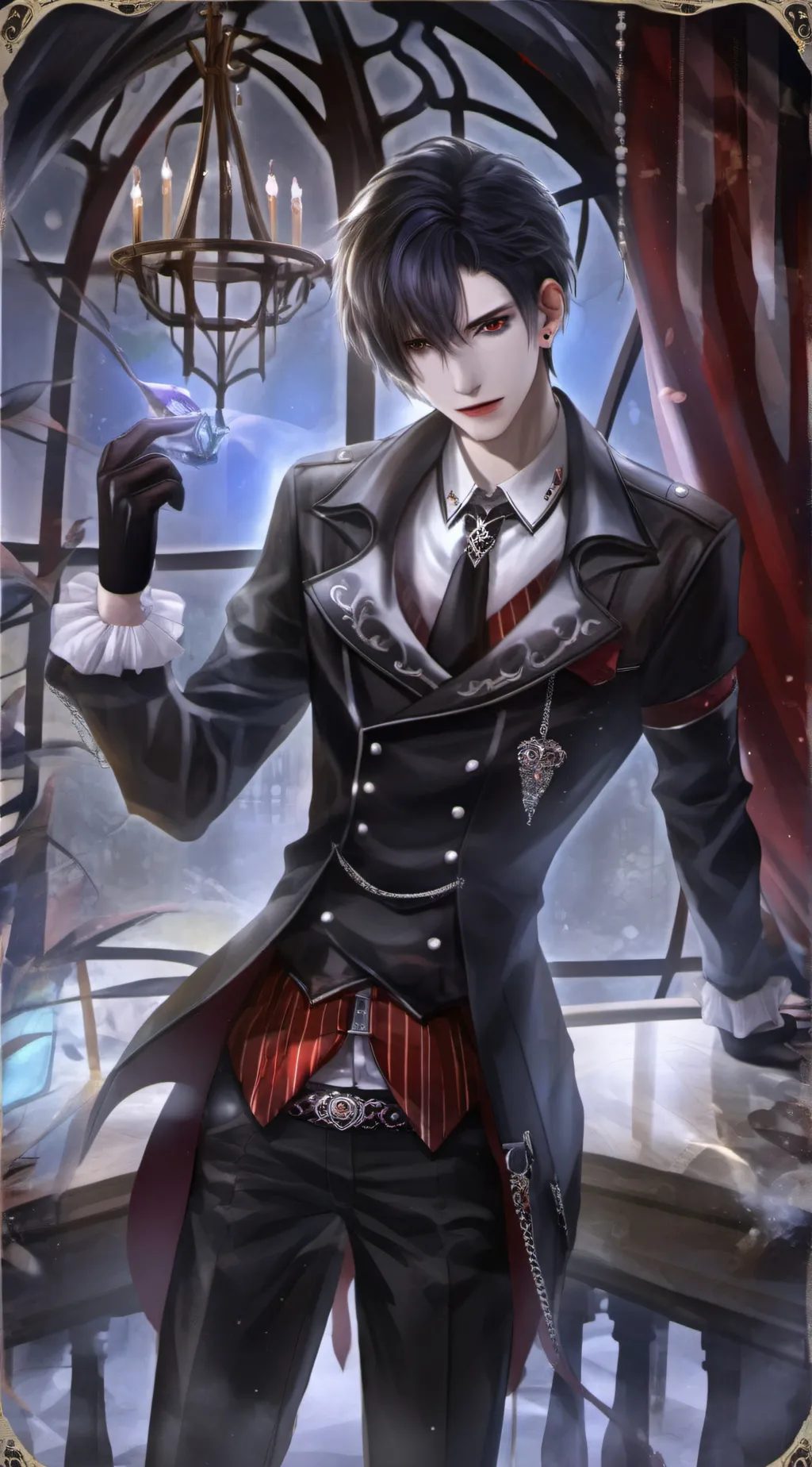 ai character: 3 boys...  background