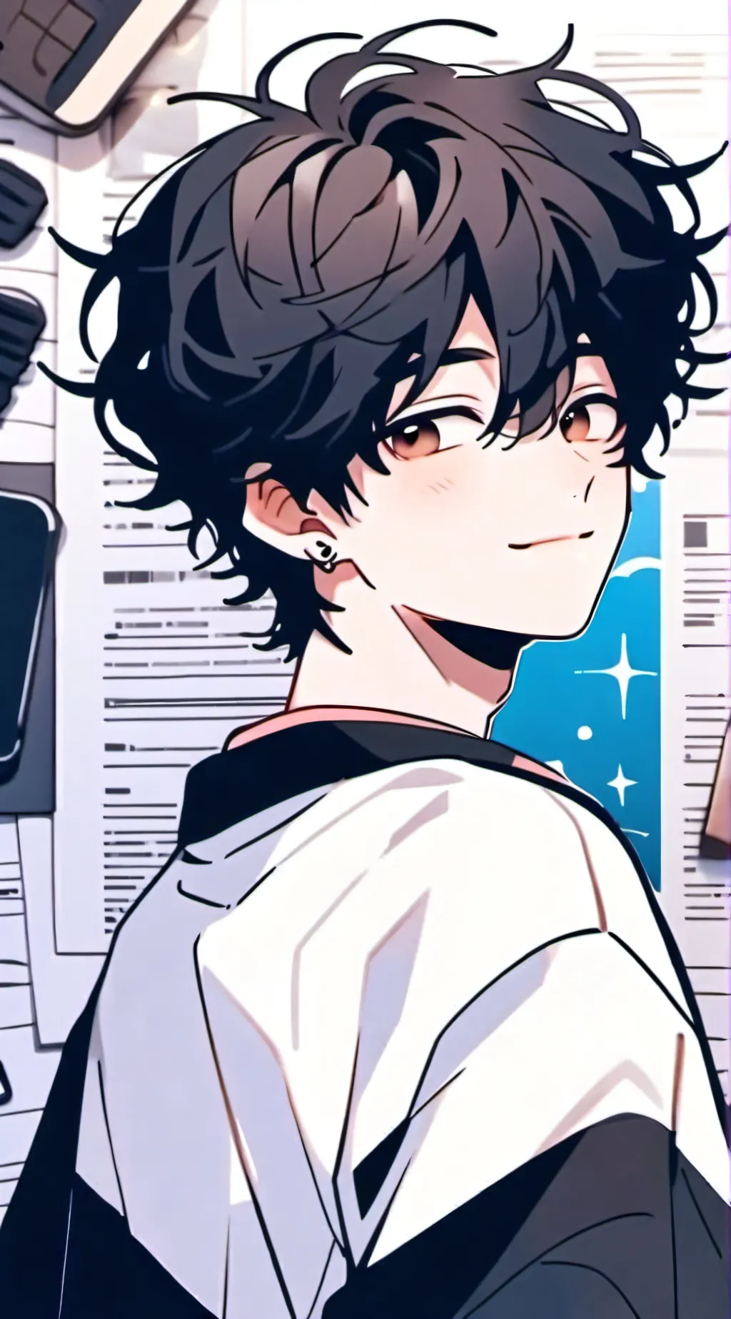 ai character: Your partner Micky background