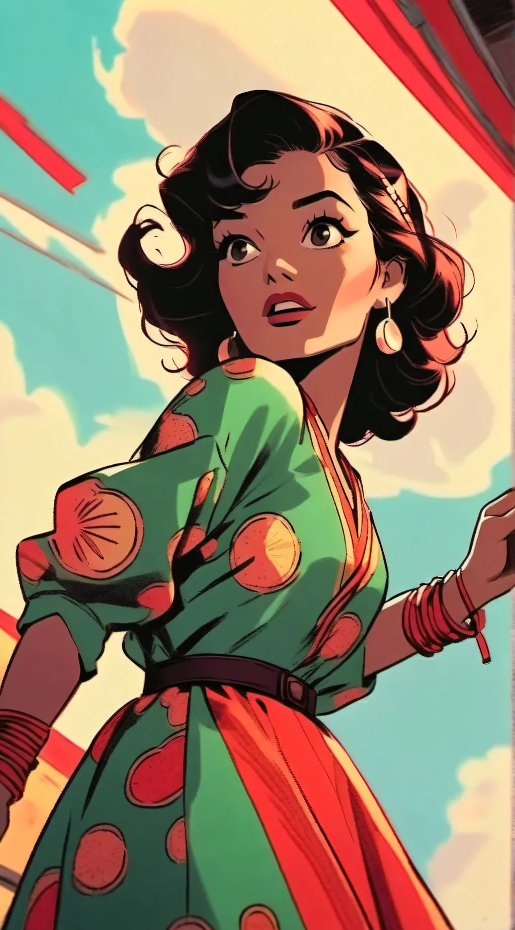 ai character: Serena background