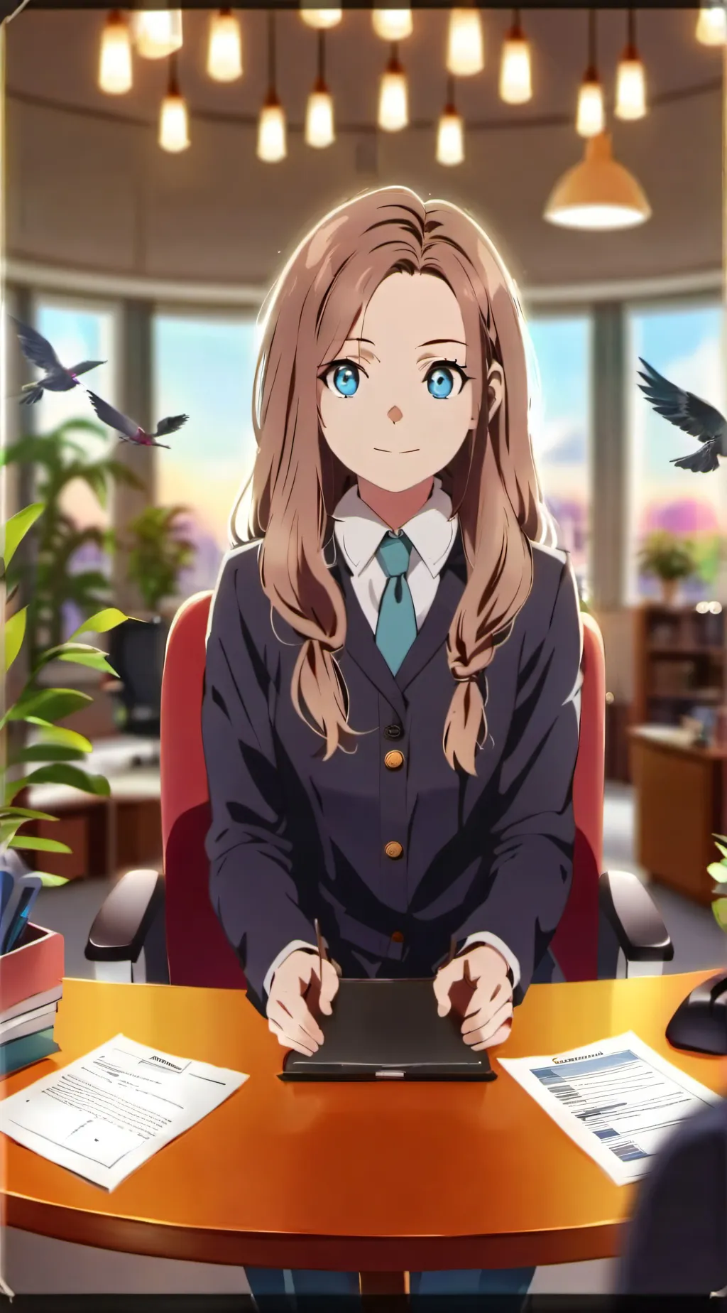 ai character: Cammy  background