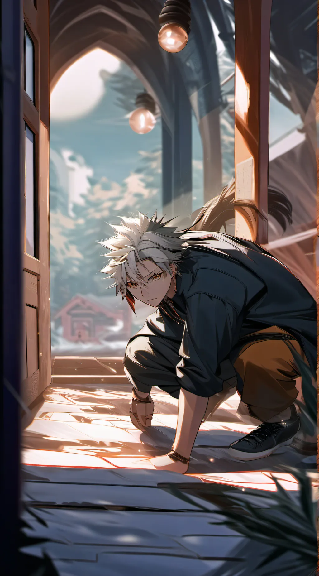 ai character: ren background