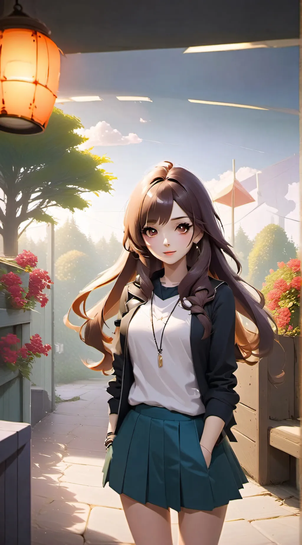 ai character: stella  background