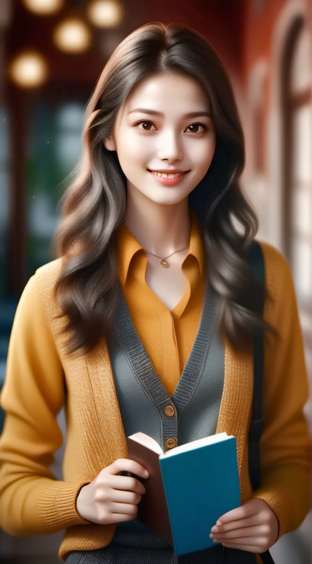 ai character: Gwen background