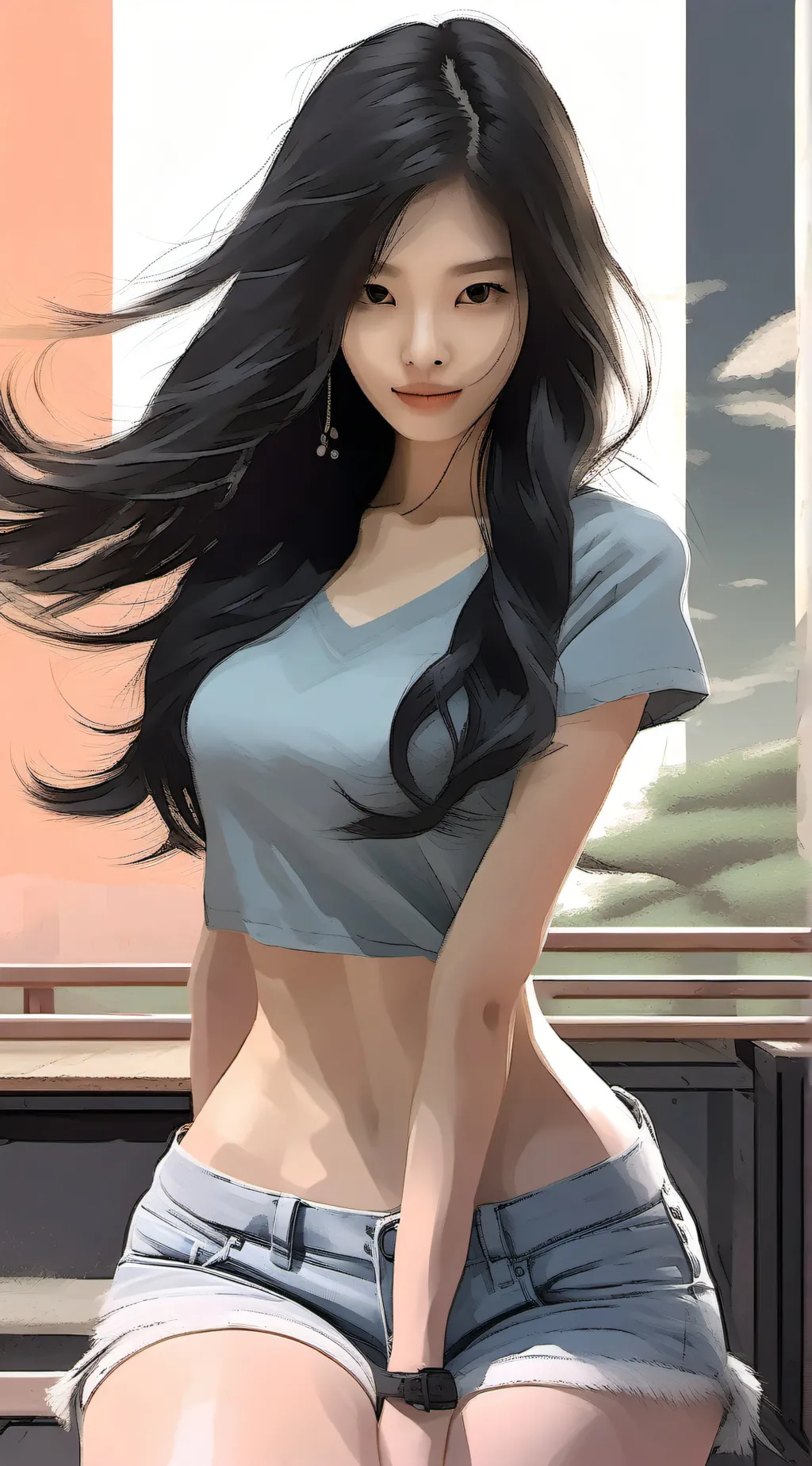 ai character: - fian - background