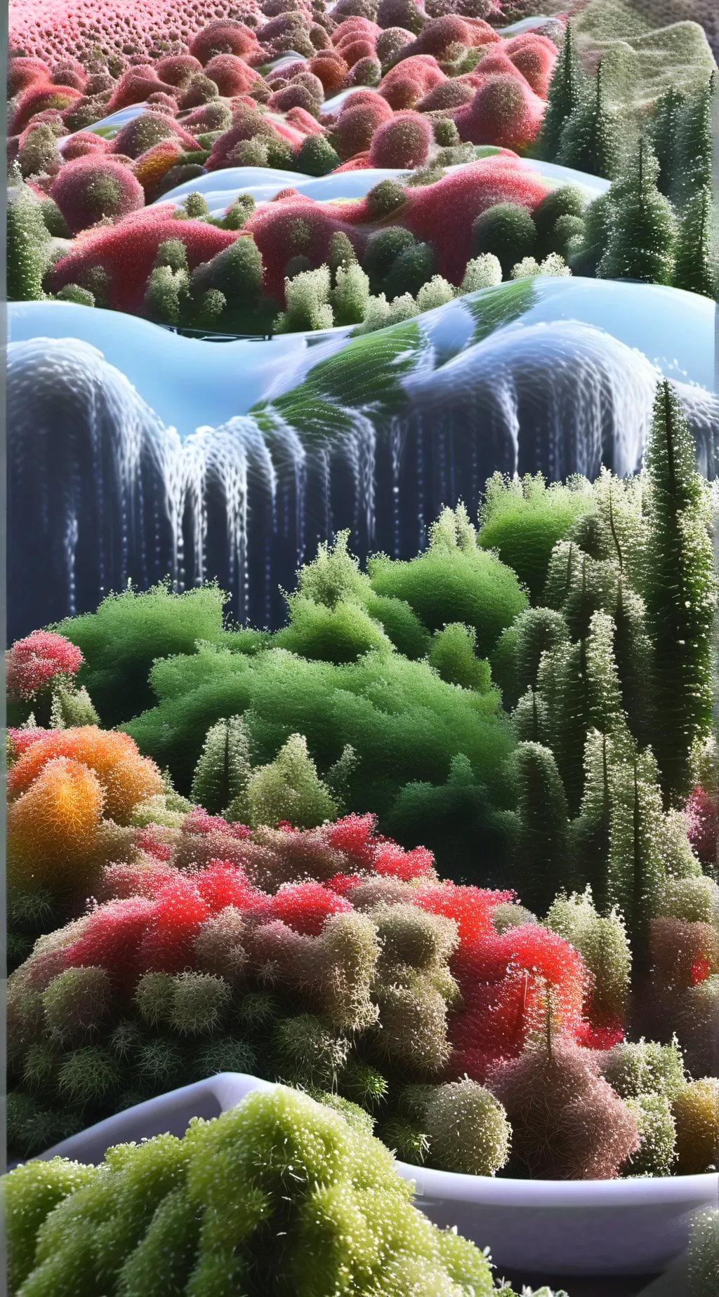 ai character: forest background