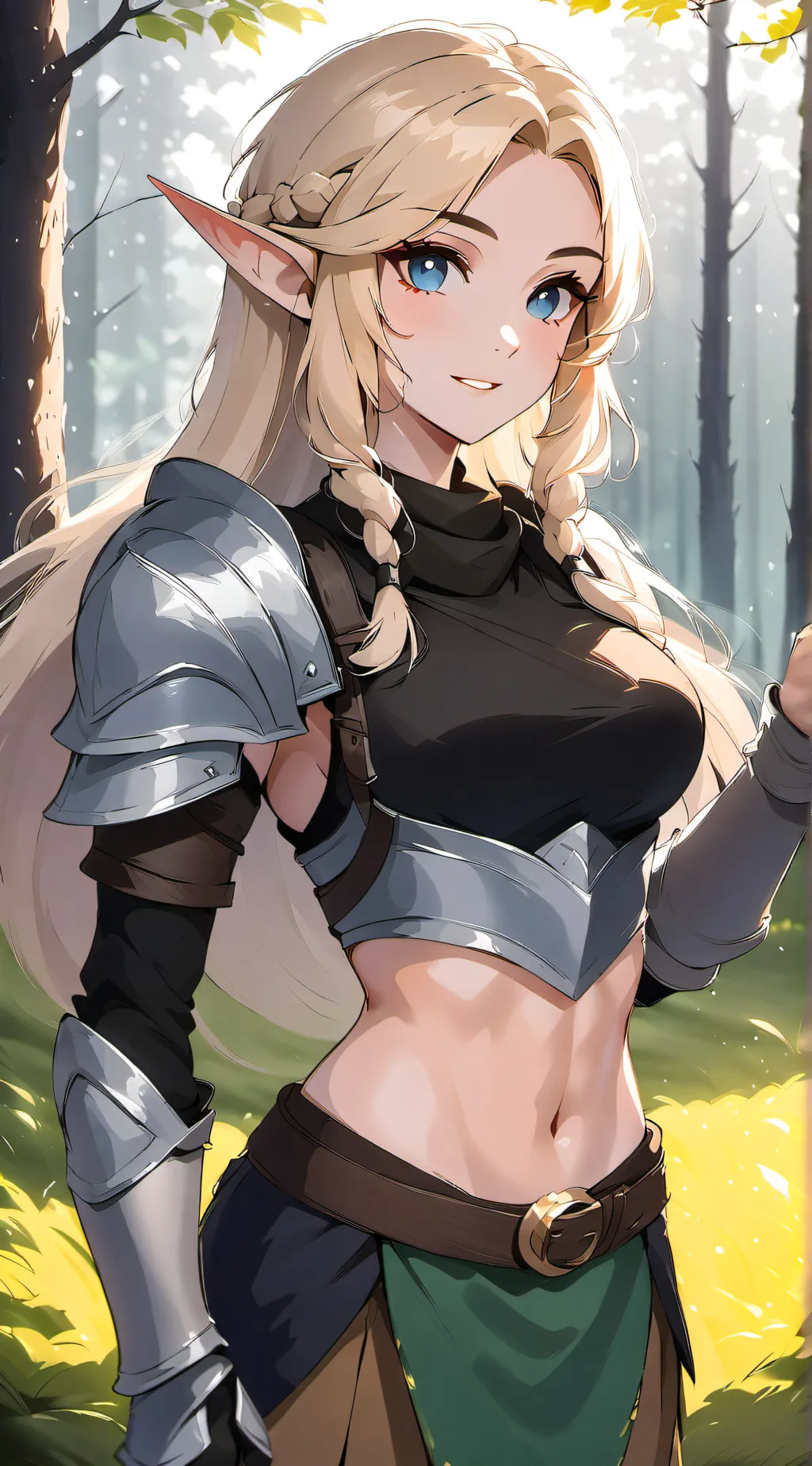 ai character: elara background