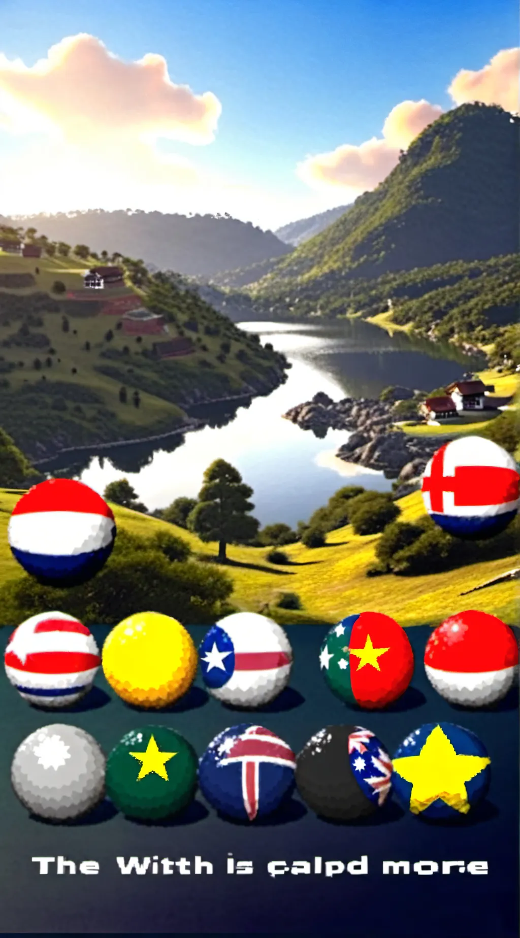 ai character: Country Balls background