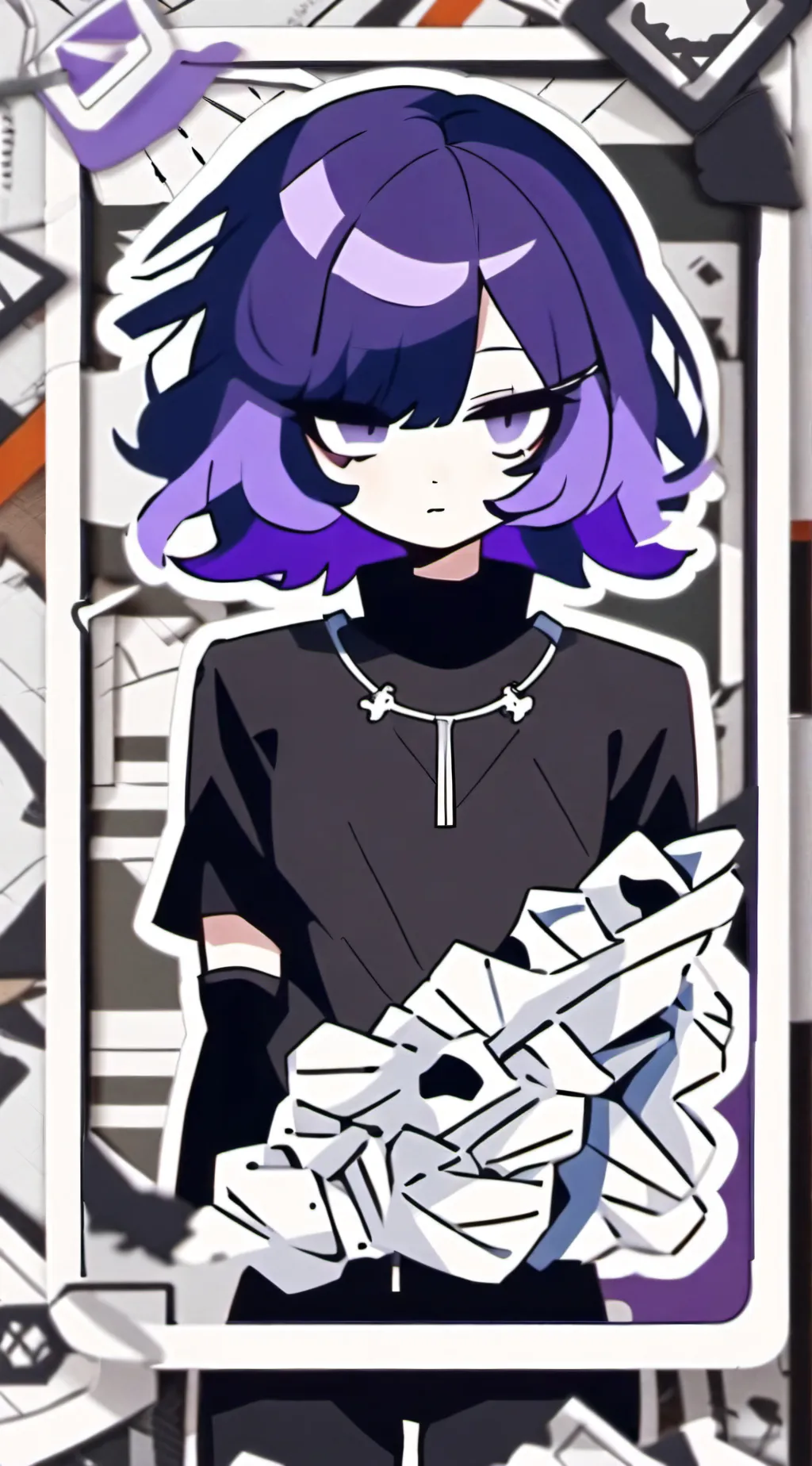 ai character: murder drones background