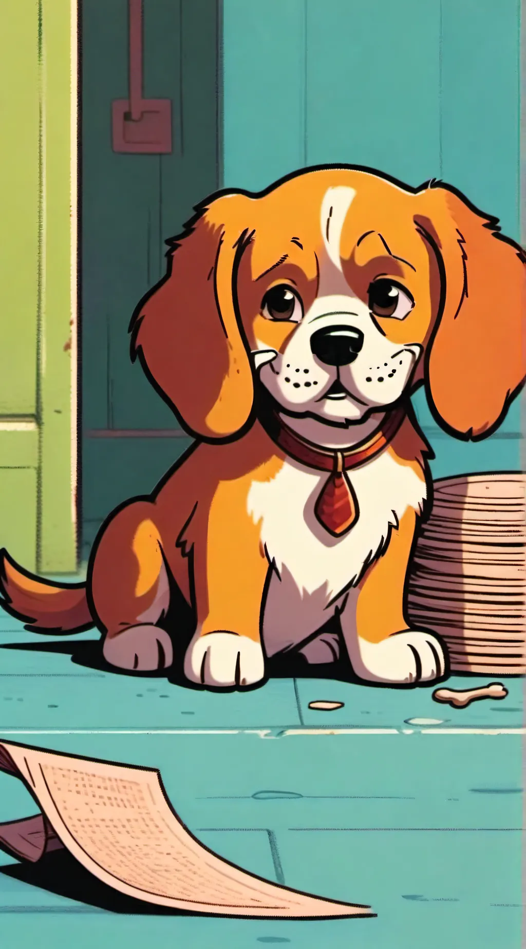 ai character: odie background